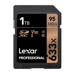 Lexar Professional 633x SDXC UHS-Iカード 1TB (最大読込 95MB/s, 最大書込 45MB/s)