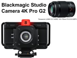 Blackmagic Studio Camera 4K Pro G2 / Panasonic LUMIX G X VARIO 45-175mm F4.0-5.6 ASPH POWER O.I.S. マイクロフォーサーズ セット