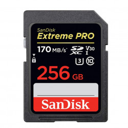 SanDisk 256GB UHS-I U3 Class10  Extreme PRO 170MB/s  V30 SDXCカード