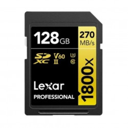 Lexar Professional 128GB  UHS-II 270MB/s 1800x SDXCカード