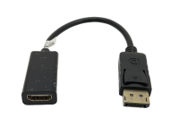 DisplayPort(オス端子) to HDMI(メス端子)変換アダプタ