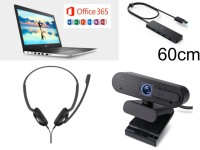Dell Inspiron15+PC用ヘッドバンド両耳式 PC 8 USB+Anker USB3.0  ハブ+ELECOM Webカム