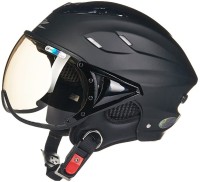 セミジェットハーフバイクヘルメット   ZS-125Bフリーサイズ  (マットブラック)