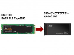 JVC KA-MC100 + 1TB SSD