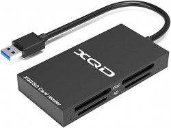 USB 3.0 XQD SDカードリーダー 4 in 1メモリカードリーダー 5Gbps高速転送