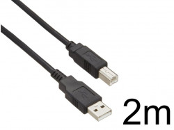 USB2.0ケーブル 2m（USB-A to USB-B)