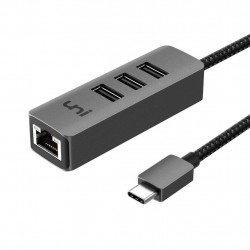 uni USB-Cハブ ギガビットLAN USB3.0