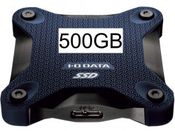 I-O DATA ポータブルSSD 500GB USB3.1 Gen1 SSPH-UA500N/E