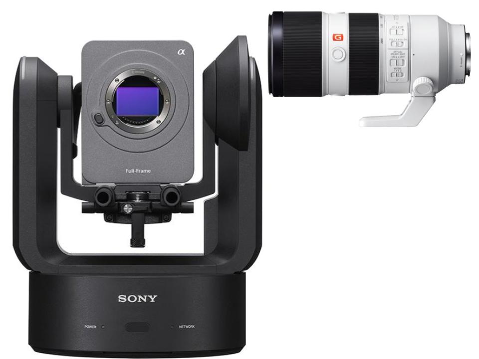 SONY 4K PTZ レンズ交換式リモートカメラ  FR7 / SONY FE 70-200mm F2.8 GM OSS Eマウント セット【法人のみレンタル可】