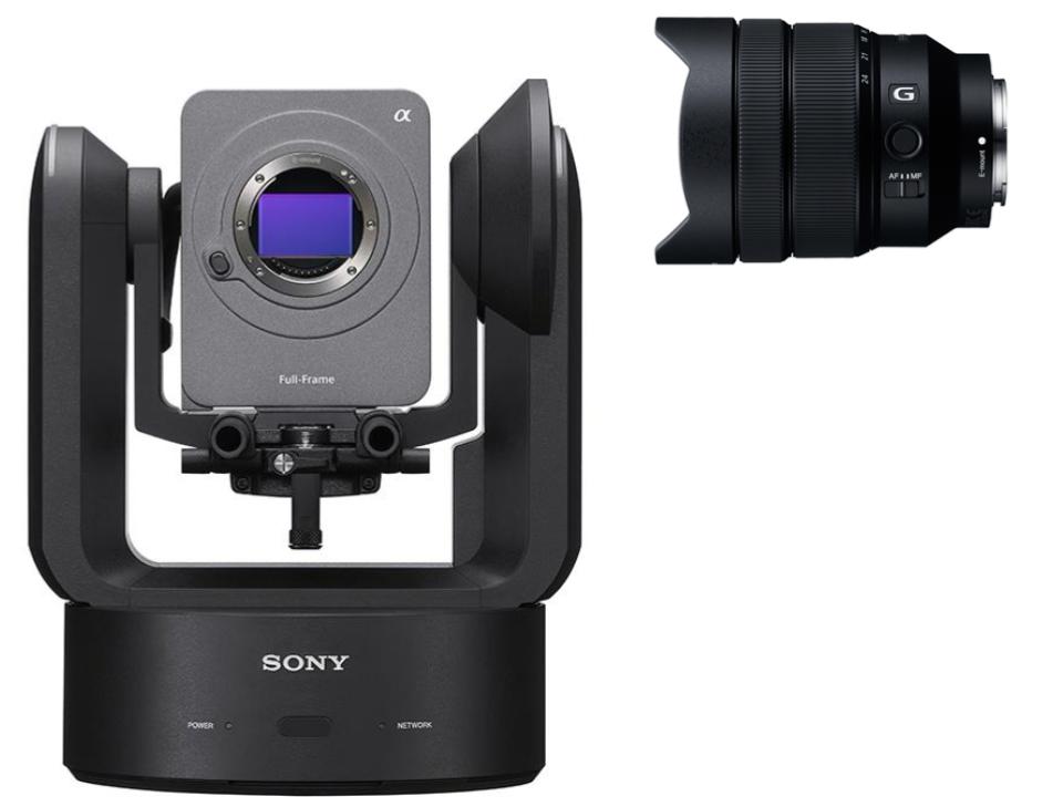 SONY 4K PTZ レンズ交換式リモートカメラ  FR7 / SONY FE 12-24mm F4 G Eマウントセット【法人のみレンタル可】