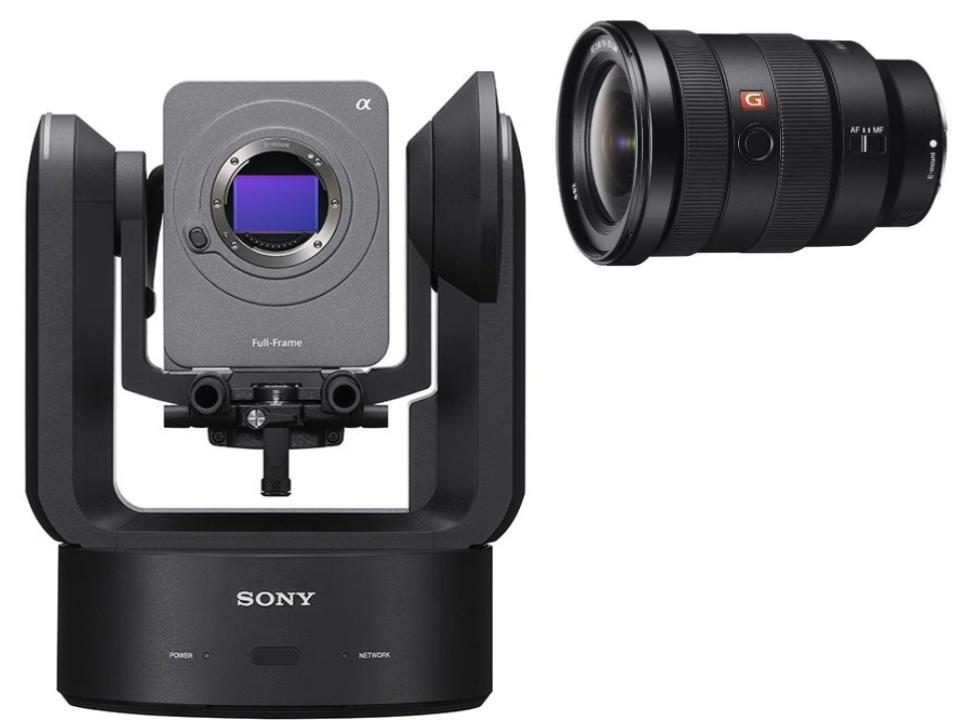 SONY 4K PTZ レンズ交換式リモートカメラ  FR7 / SONY FE 16-35mm F2.8 GM Eマウントセット【法人のみレンタル可】
