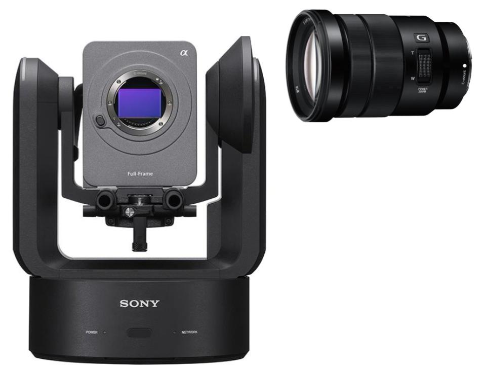 SONY 4K PTZ レンズ交換式リモートカメラ FR7 SONY E PZ 18-105mm F4 G OSS Eマウント(APS-Cフォーマット)セット【法人のみレンタル可】  パンダスタジオ・レンタル公式サイト