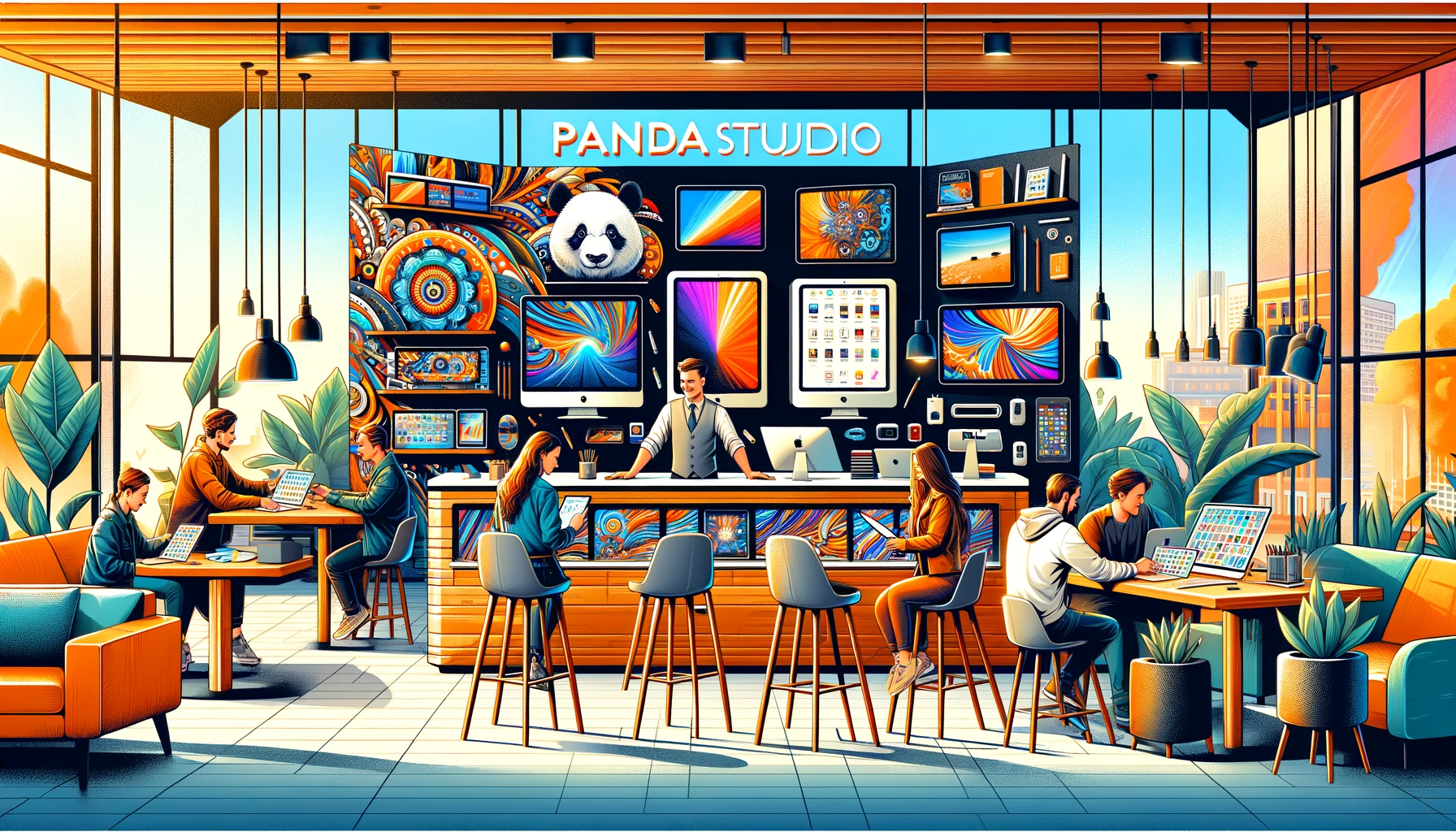 パンダスタジオレンタルの星：人気のノートパソコン、Mac、タブレットのご紹介