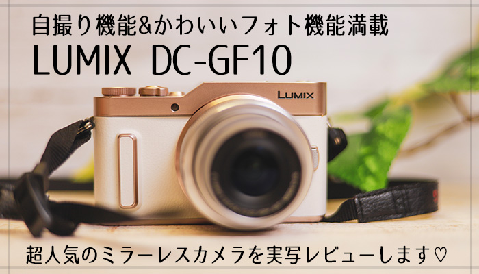 自撮りに特化した機能満載！LUMIX DC-GF10のおすすめ機能を実写レビュー!（Rentryノート）