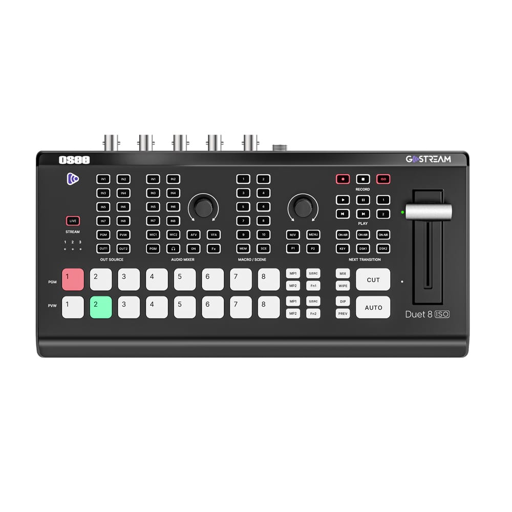 Osee GoStream Duet 8 ISO SDI対応 8チャンネル ストリーミング