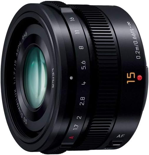 panasonic DG SUMMILUX 15mm F1.7_フード付き美品 Lente Panasonic Leica DG Summilux 15mm f/1.7 ASPH | Compacta
