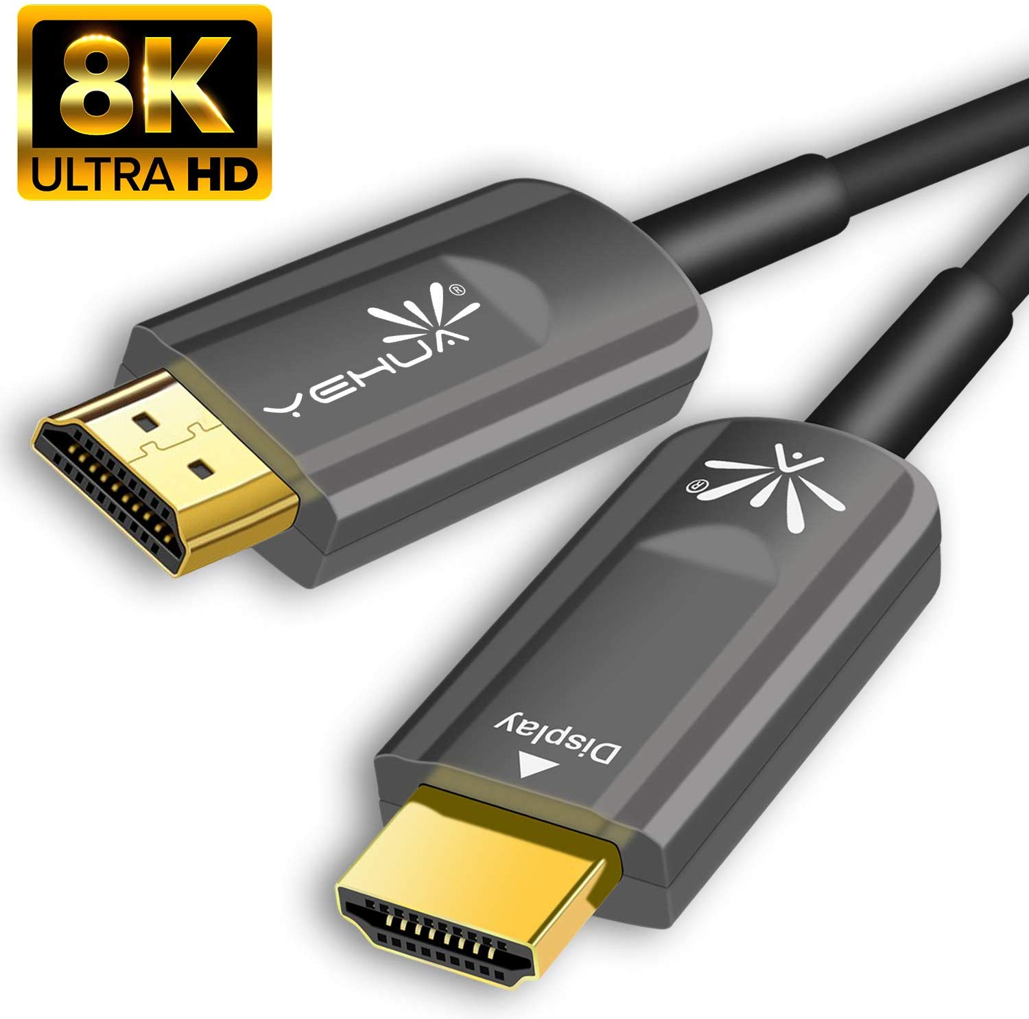 2021新入荷 エレコム HDMI光ファイバーケーブル 20m 長尺 HDMI-HDMI アクティブオプティカルケーブル ブラック メーカー在庫品 