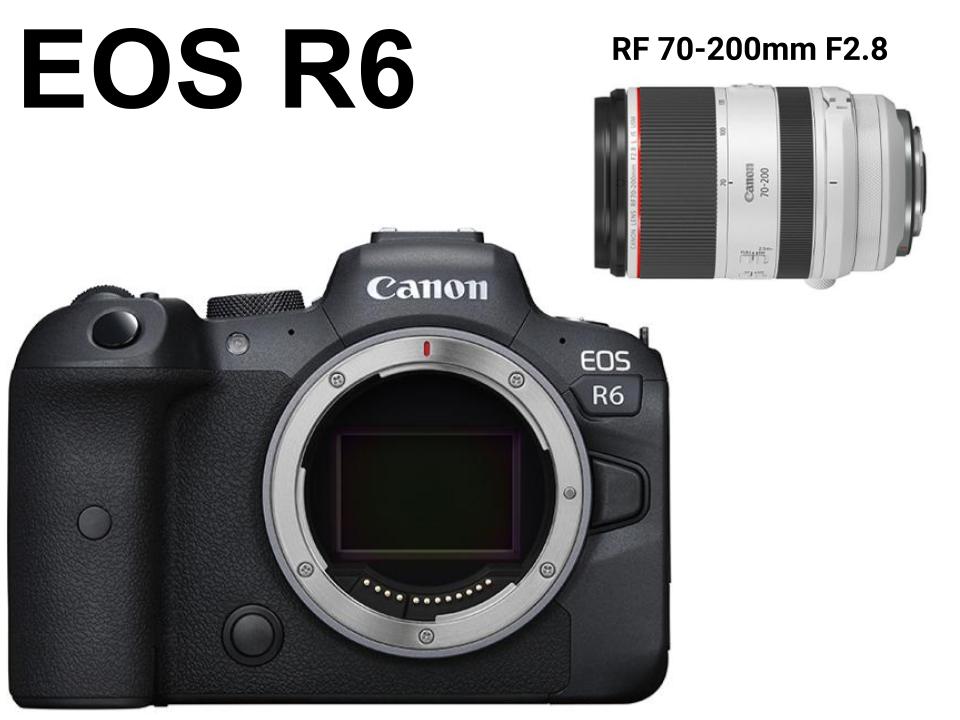 Canon EOS R6ミラーレス一眼カメラ+RF 70-200mm F2.8 L IS USMキヤノンRFマウントセット
