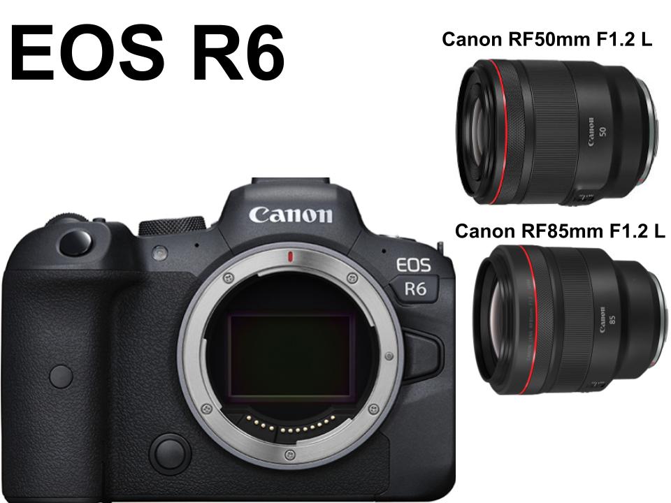 Canon EOS R6 +Canon RF50mm F1.2 L USM +Canon RF85mm F1.2 L USM