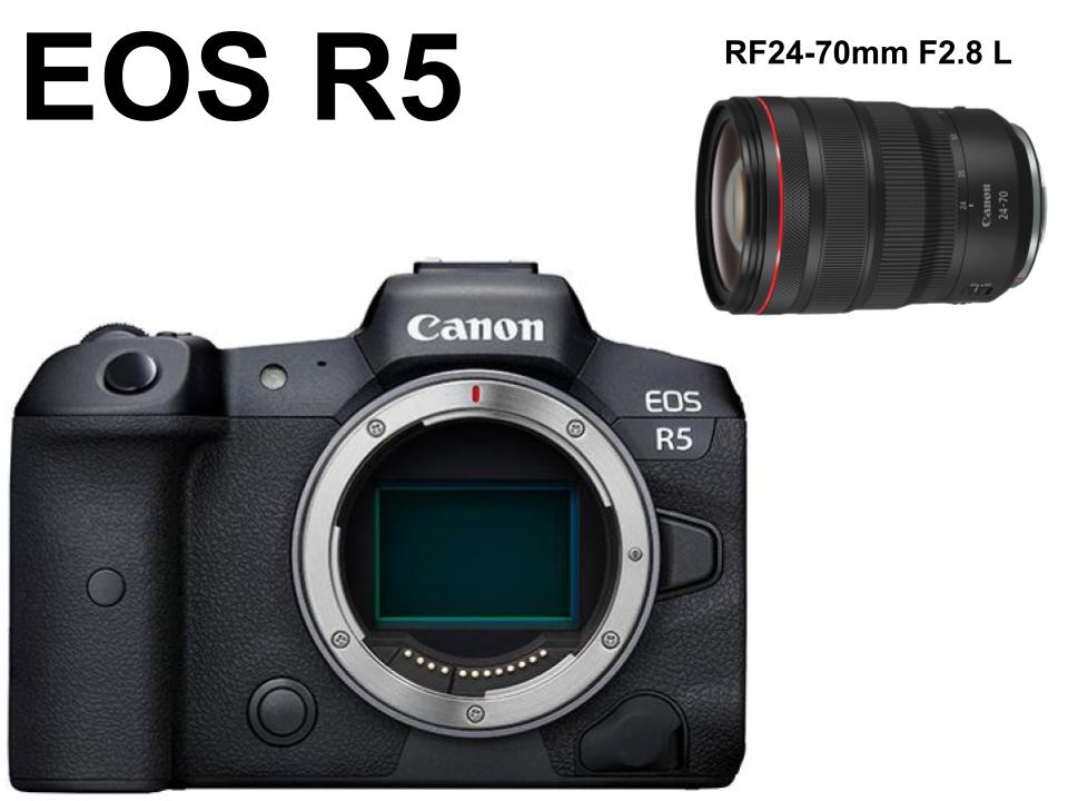Canon EOS R5 ミラーレス一眼カメラ+RF24-70mm F2.8 L IS USM キヤノンRFマウントセット