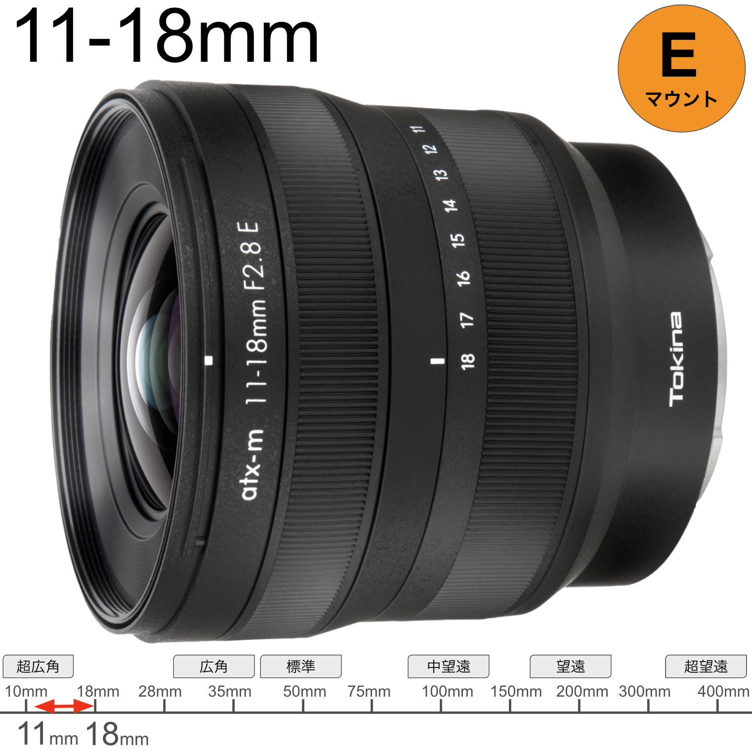 Tokina atx-m 11-18mm F2.8 Eマウント (ブラック) | パンダスタジオ 