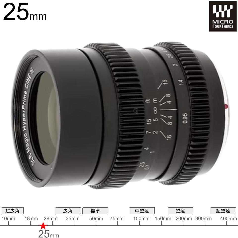 SLR Magic Hyperprime Cine Ⅲ 25mm T0.95 マイクロフォーサーズ