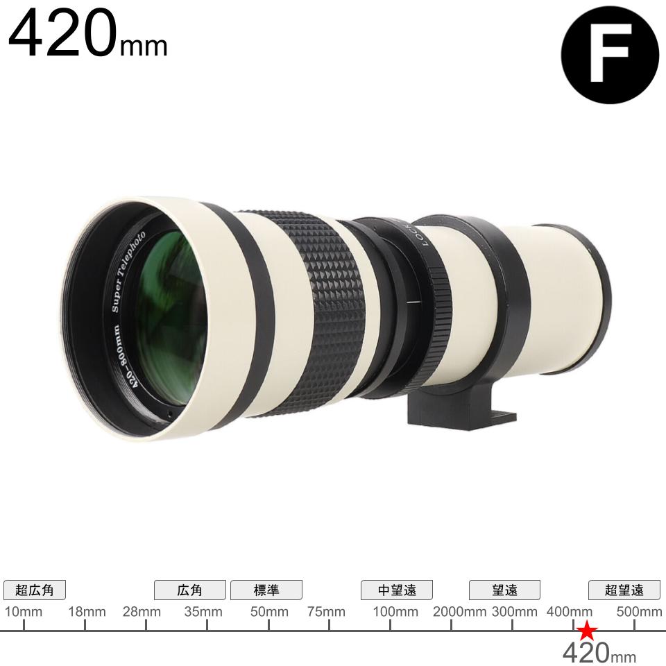 Lightdow 420-800mm F8.3-16 ニコンFマウント (ホワイト） | パンダ
