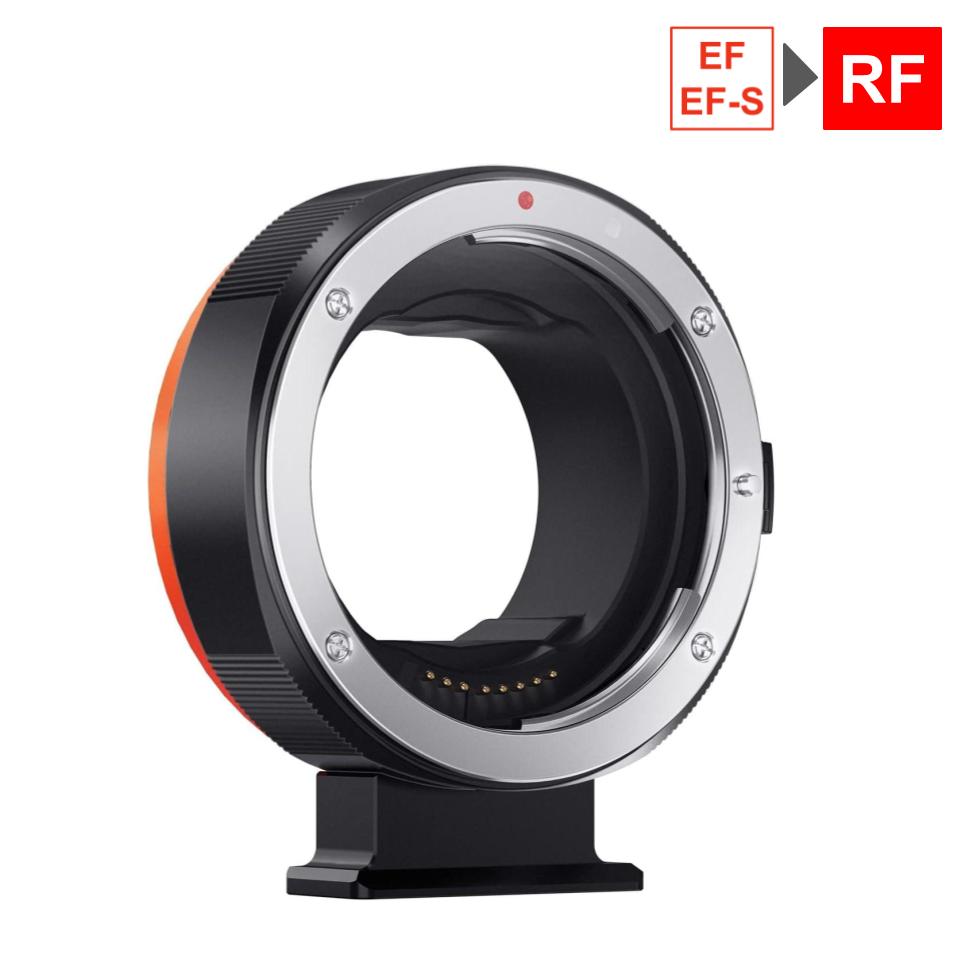 K&F Concept マウントアダプター EF-EOS R AF機能 オートフォーカス