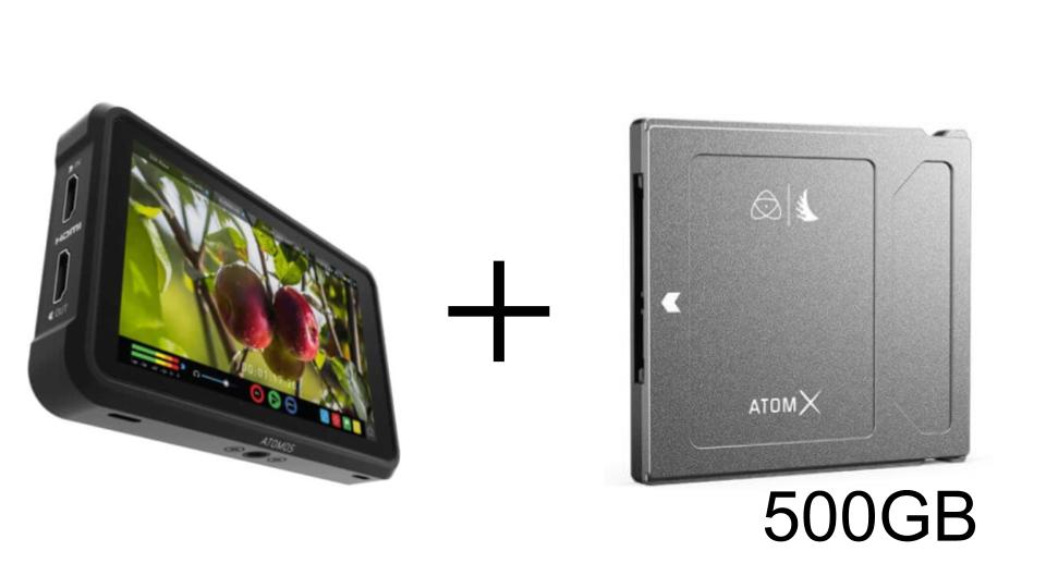 ATOMOS NINJA V  専用SSD 500Gセット