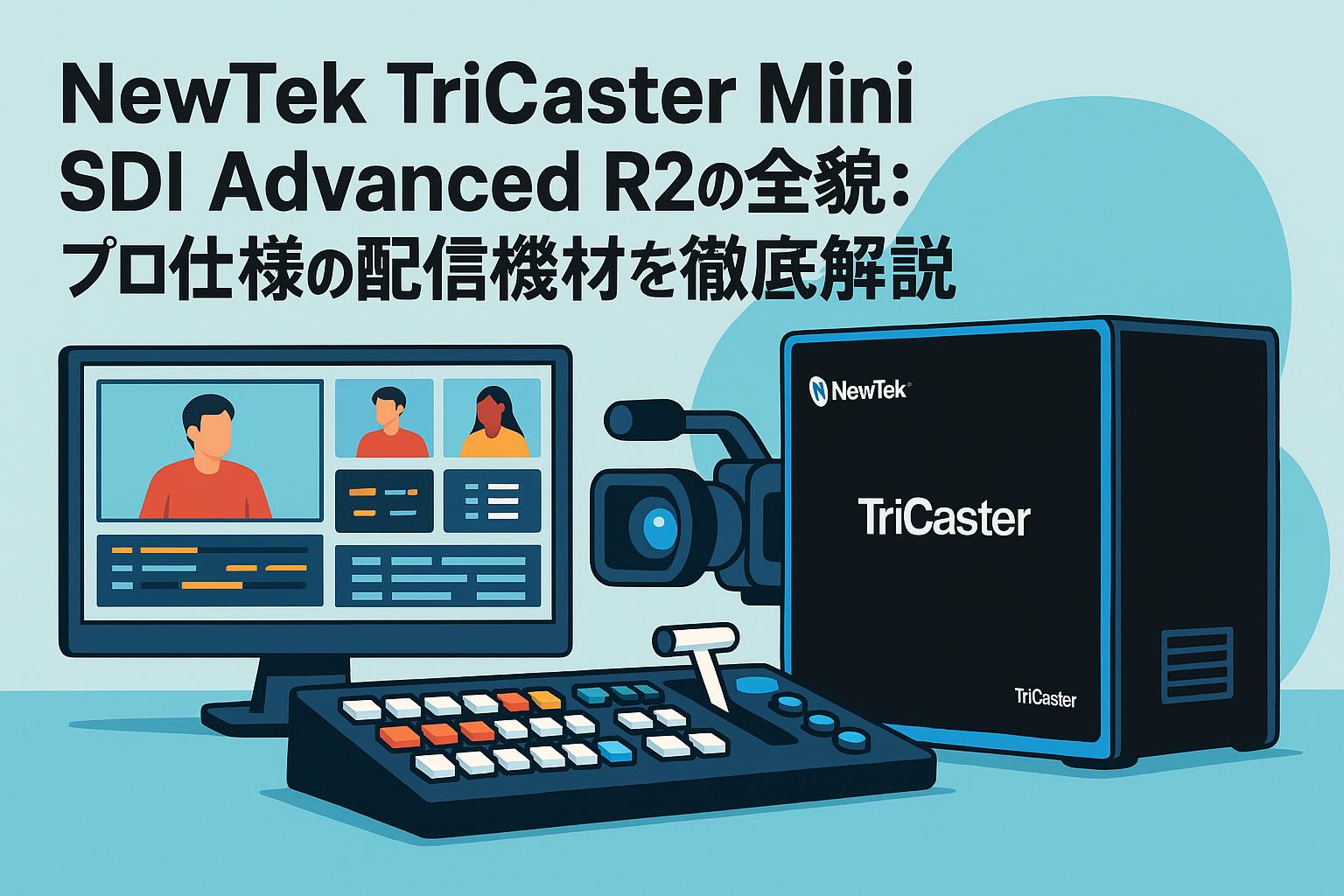 NewTek TriCaster Mini SDI Advanced R2の全貌：プロ仕様の配信機材を徹底解説