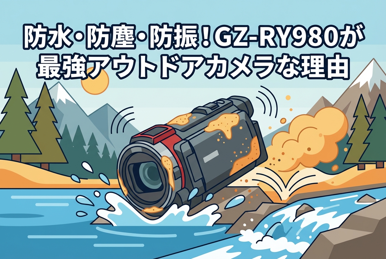 防水・防塵・防振！GZ-RY980が最強アウトドアカメラな理由