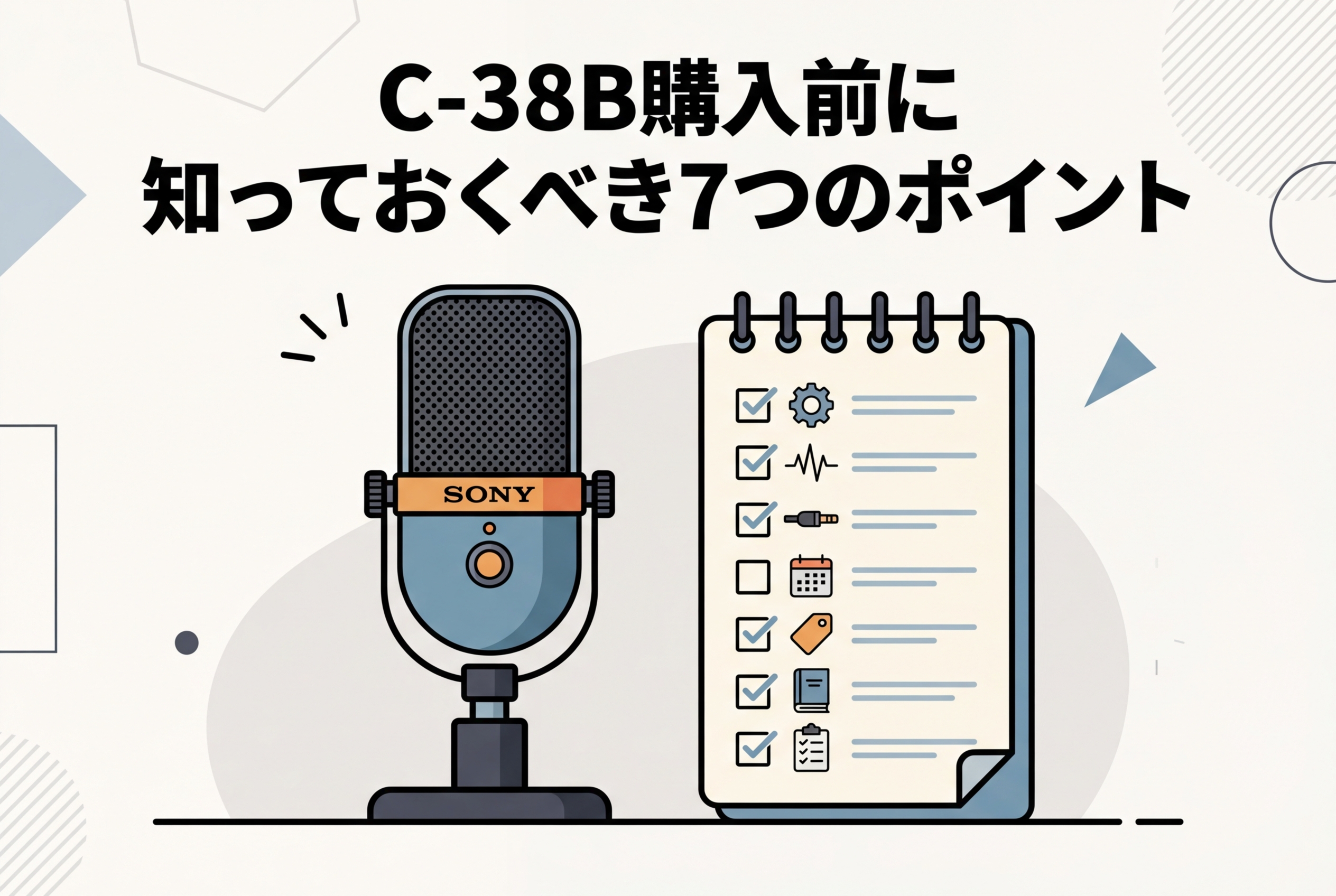 C-38B購入前に知っておくべき7つのポイント