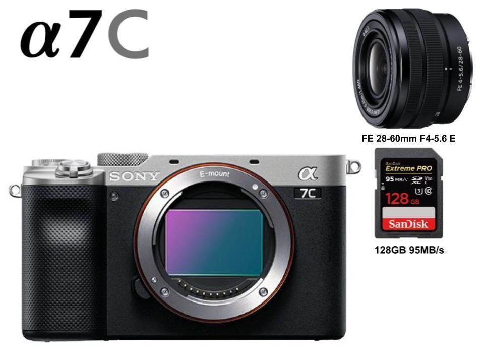 SONY α7C ILCE-7CL SC フルサイズミラーレス一眼カメラ / FE 28-60mm F4-5.6 Eマウント/ SDXCカードセット  | パンダスタジオ・レンタル公式サイト