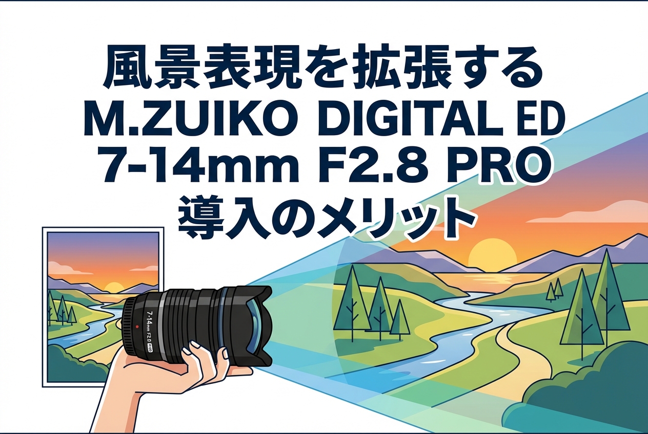 風景表現を拡張する M.ZUIKO DIGITAL ED 7-14mm F2.8 PRO 導入のメリット