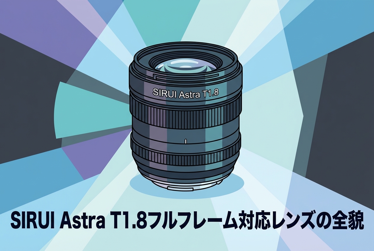 SIRUI Astra T1.8フルフレーム対応レンズの全貌