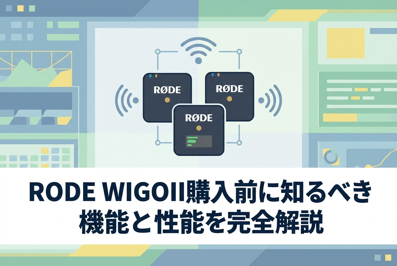 RODE WIGOII購入前に知るべき機能と性能を完全解説