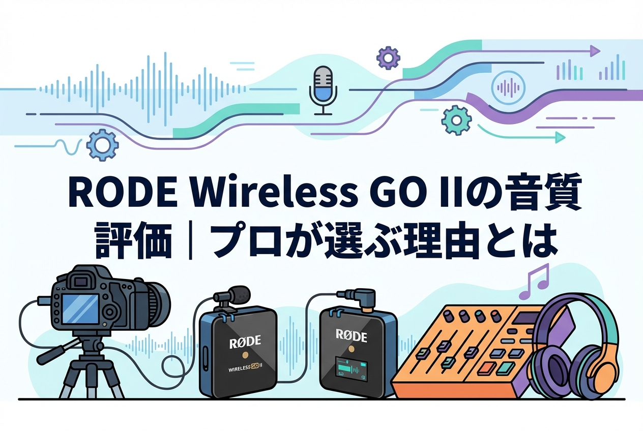 RODE Wireless GO IIの音質評価｜プロが選ぶ理由とは