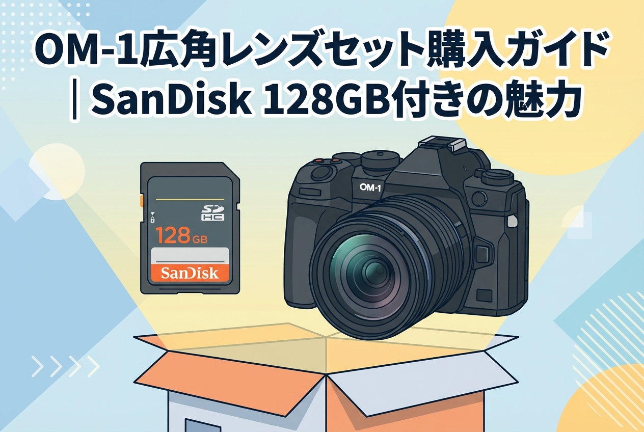 OM-1広角レンズセット購入ガイド｜SanDisk 128GB付きの魅力