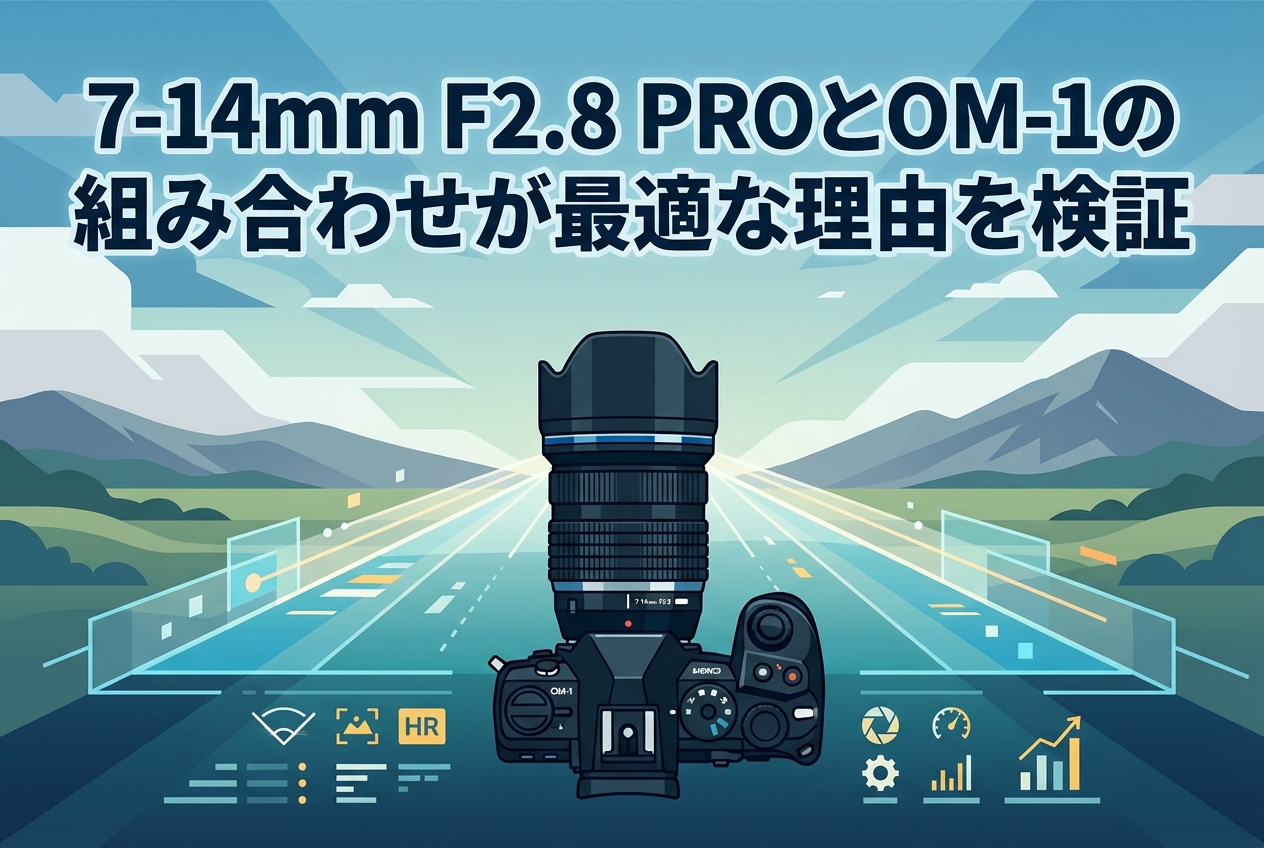 7-14mm F2.8 PROとOM-1の組み合わせが最適な理由を検証