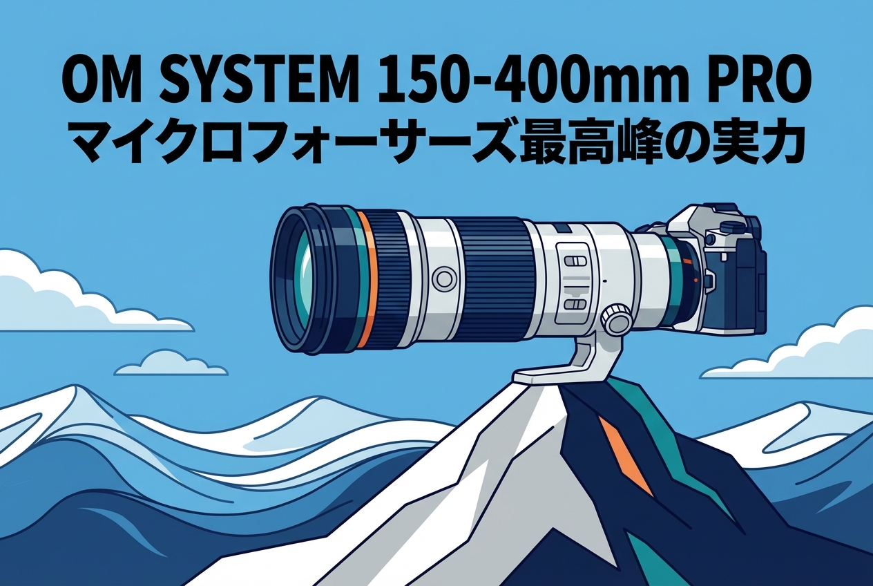 OM SYSTEM 150-400mm PRO マイクロフォーサーズ最高峰の実力