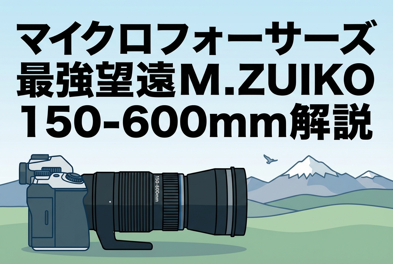 マイクロフォーサーズ最強望遠M.ZUIKO 150-600mm解説