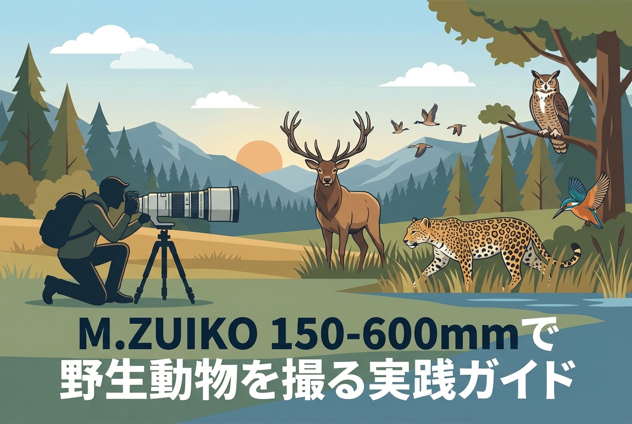 M.ZUIKO 150-600mmで野生動物を撮る実践ガイド