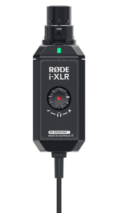 Rode Ixlr Xlr Lightning 変換 Iphone用マイク入力 I Xlr Digital Xlr Interface For Apple Ios Devices パンダスタジオ レンタル公式サイト