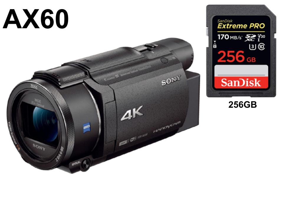 カメラ ビデオカメラ SONY FDR-AX60 デジタル４Kビデオカメラ ハンディーカム ブラック 