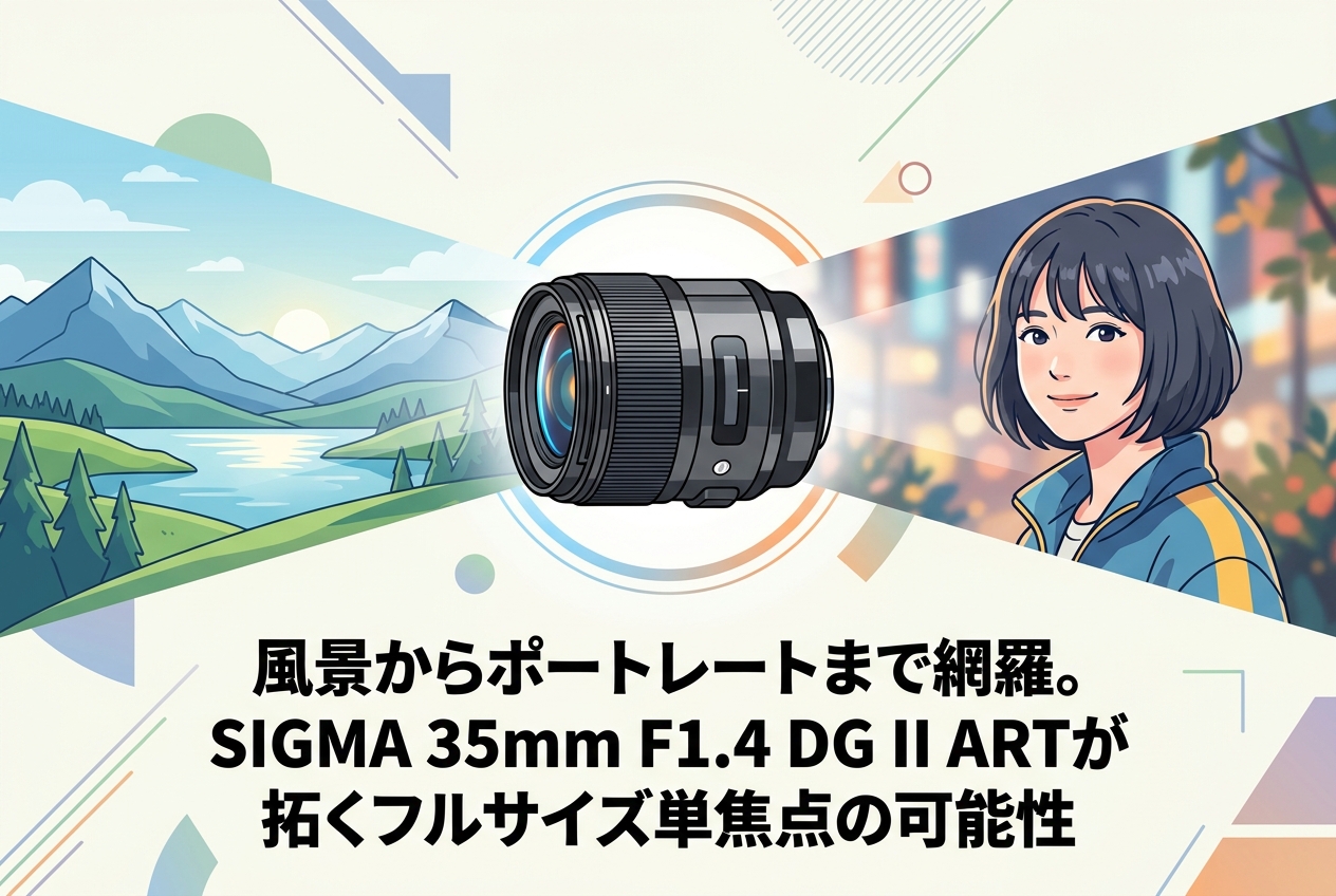 風景からポートレートまで網羅。SIGMA 35mm F1.4 DG II ARTが拓くフルサイズ単焦点の可能性