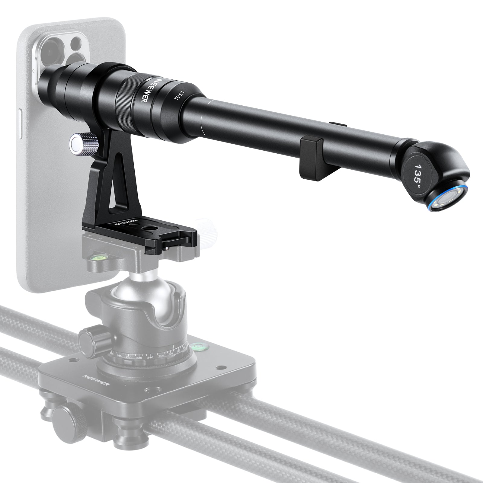 NEEWER LS-51 135° 18mm 2x マクロ プローブレンズ 17mm スレッド付き