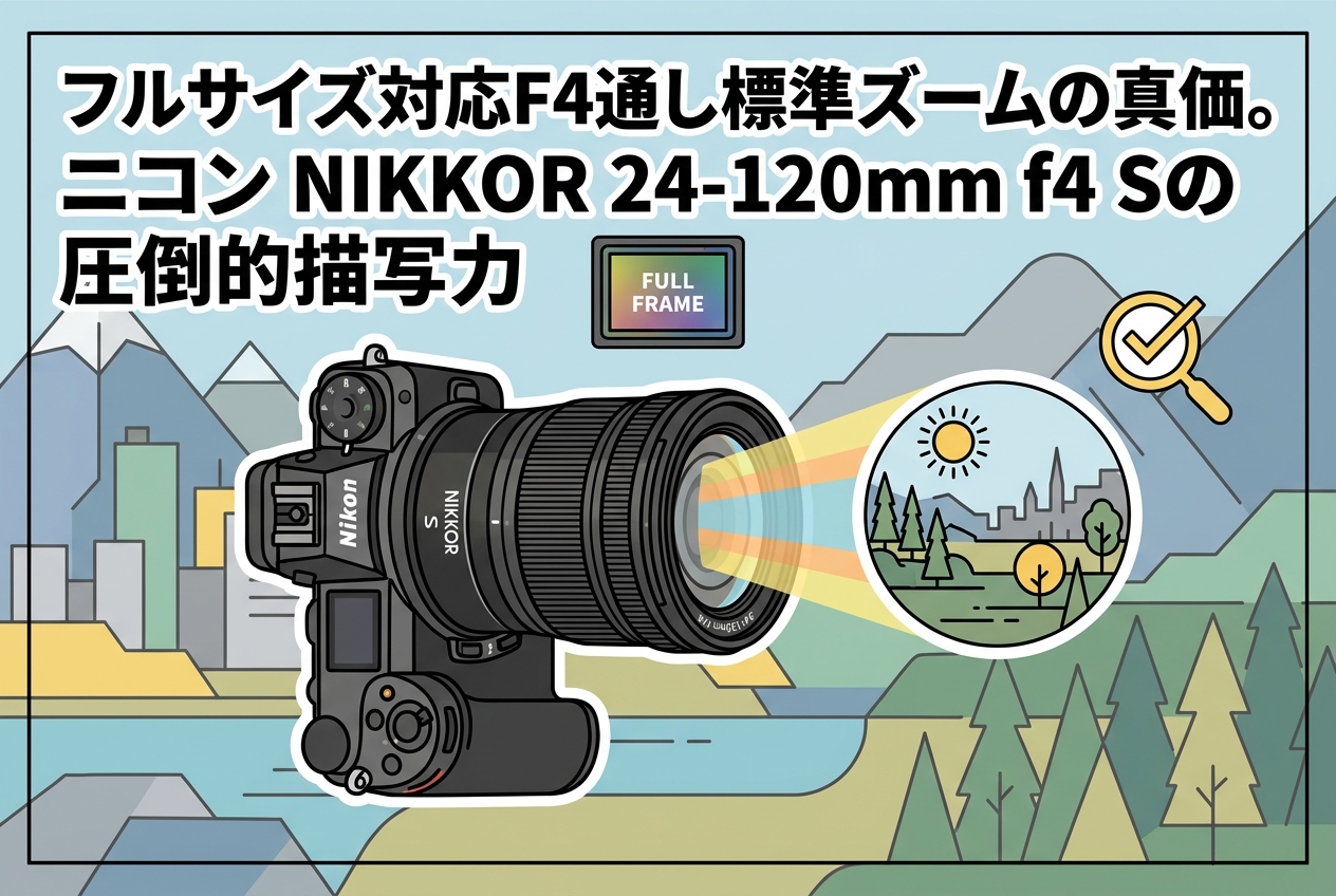 フルサイズ対応F4通し標準ズームの真価。ニコン NIKKOR 24-120mm f4 Sの圧倒的描写力