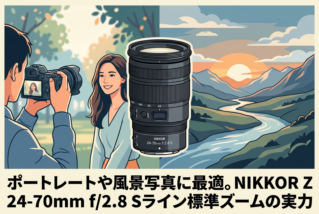 ポートレートや風景写真に最適。NIKKOR Z 24-70mm f/2.8 Sライン標準ズームの実力