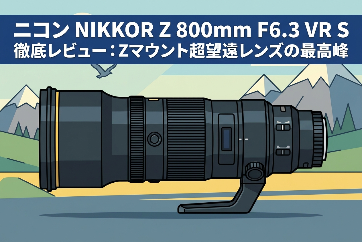 ニコン NIKKOR Z 800mm F6.3 VR S 徹底レビュー：Zマウント超望遠レンズの最高峰
