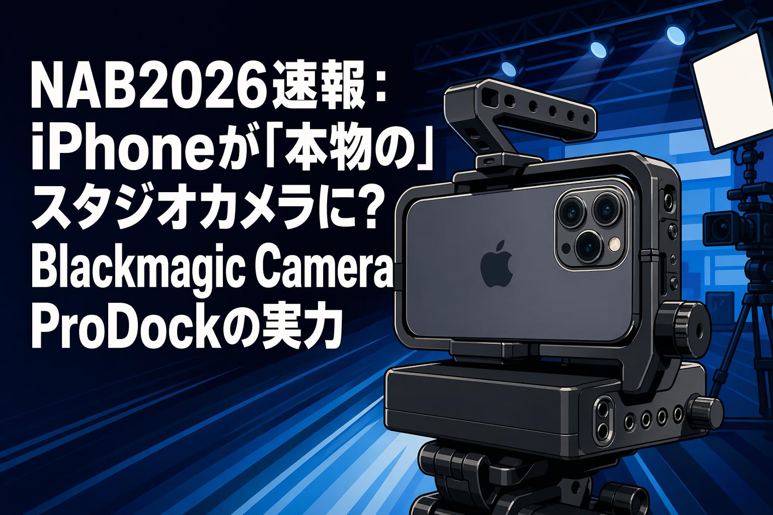 iPhone 17 Proをプロ仕様に。Blackmagic ProDock徹底レビュー